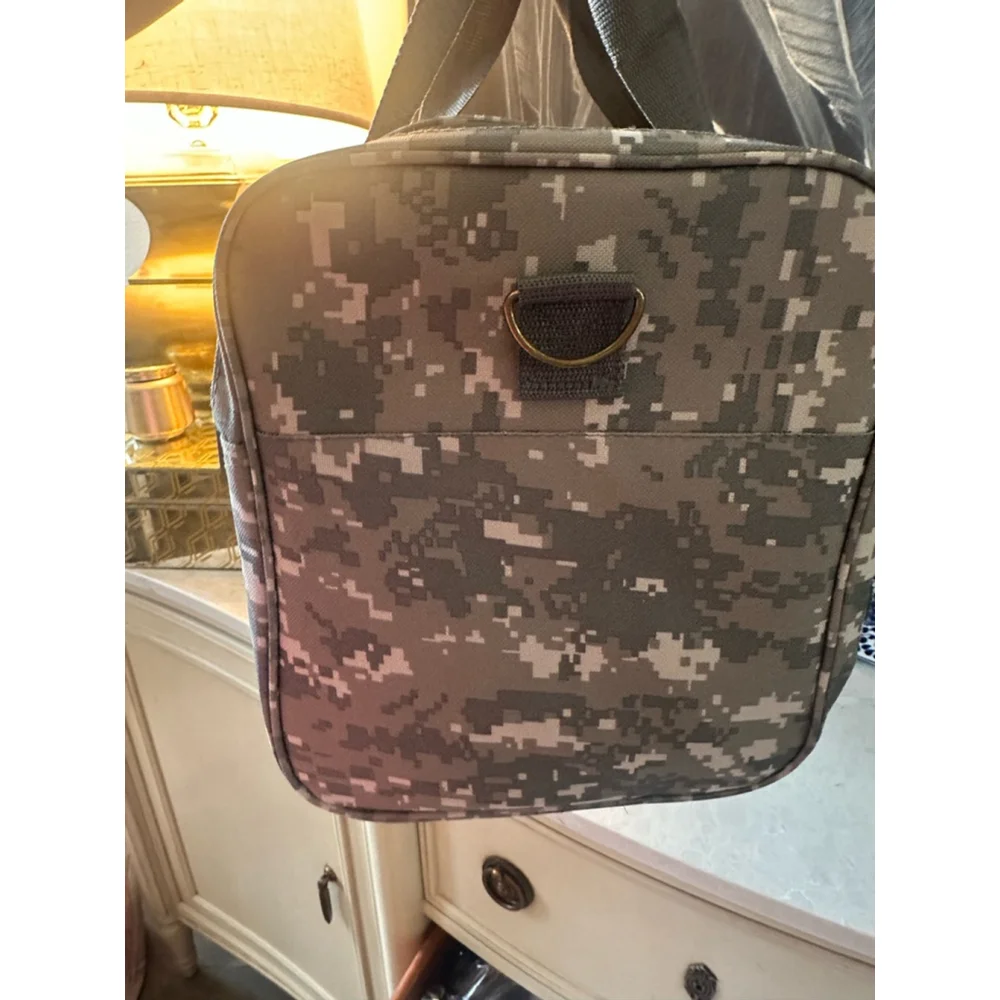 NRA camo‎ duffle bag w/o Strap 18in X 10in NWOT